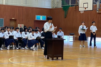 前期生徒総会2