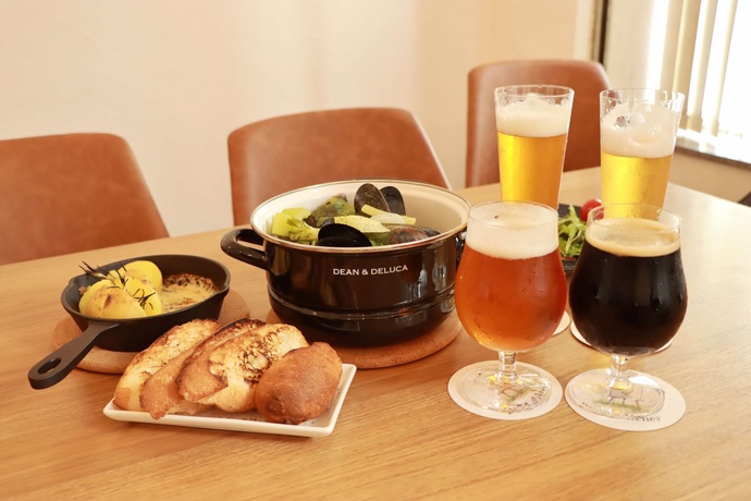 ビールと料理